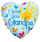 I Love You Grandpa Handprint