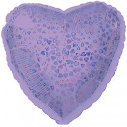 Lavender Heart Dazzeloon