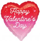 Happy Valentine's Day Red & Pink Ombre