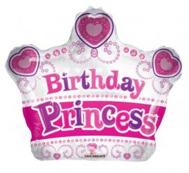 Birthday Princess Crown Shape