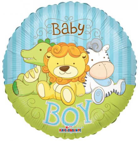 Baby Boy Jungle Animals - Click Image to Close