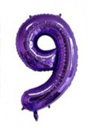 Number 9 Purple Shape PKGD