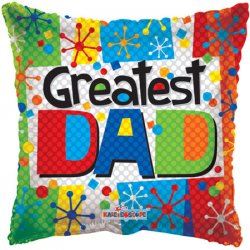 Greatest Dad Multicolor 9"