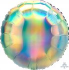 Iridescent Pastel Rainbow Round