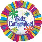 Feliz Cumpleanos Burst Colors