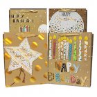 Large Happy Birthday Matte w/ Foil Gift Bag Large Happy Birthday Matte w/ Foil Gift Bag