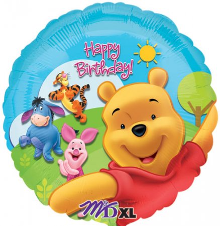 POOH & FRIENDS SUNNY BD - Click Image to Close