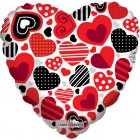 Decorative Hearts w/ Pattern