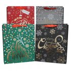 Medium Christmas Matte w/ Foil Gift Bag Medium Christmas Matte w/ Foil Gift Bag