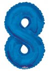 Number 8 Royal Blue Shape PKGD Number 8 Royal Blue Shape PKGD