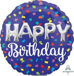 Happy Birthday Balloon Letter 4"