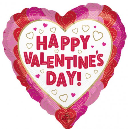 Happy Valentine's Day Wrapped Hearts - Click Image to Close