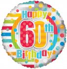 60th Birthday Dots & Lines