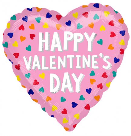 Happy Valentine's Day Color Hearts - Click Image to Close