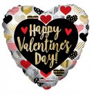 Happy Valentine's Day Gold Letters