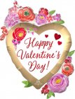 Satin Happy Valentine's Watercolor
