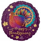 Happy Thanksgiving Glitter Turkey