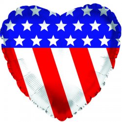 Patriotic Heart 9”