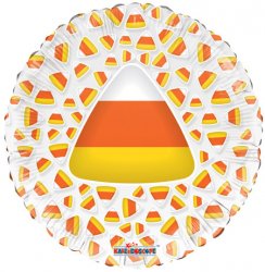 CANDY CORN CLEARVIEW 9"