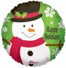 Snowman w/ Snowflakes 9"