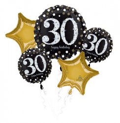Sparkling 30 Birthday Bouquet