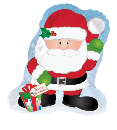 WAVING SANTA - Click Image to Close