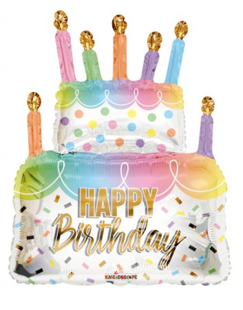 Birthday Cake & Candles - Click Image to Close