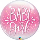 Baby Girl Pink Confetti Dots Bubble PKGD Baby Girl Pink Confetti Dots Bubble PKGD