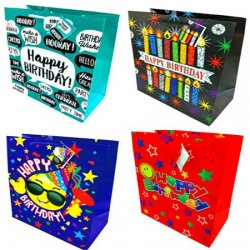 Jumbo Matte Birthday Gift Bag