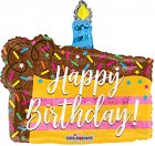 Birthday Slice Shape 14”