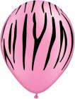 QUALATEX Zebra Neon Pink Latex