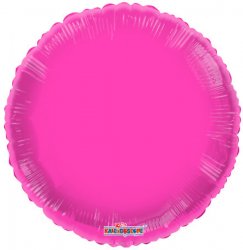 Hot Pink Neon Round Gelli