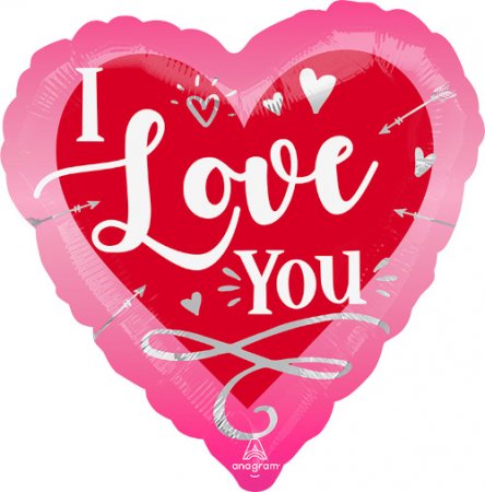 I Love You Pink & Red - Click Image to Close