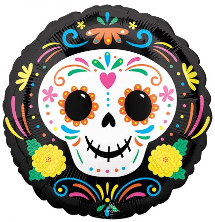 Day of the Dead Skull - Click Image to Close