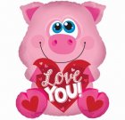 Love You Pink Piglet 12"