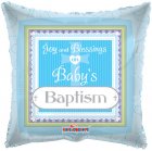 Baby Baptism Blue X