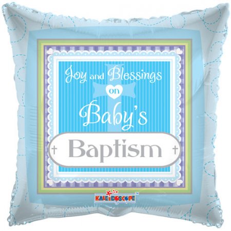 Baby Baptism Blue X - Click Image to Close