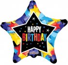 Birthday Bright Colors Star