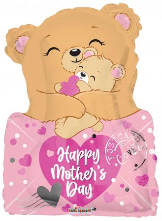 Mom Bear w/Envelope - Click Image to Close