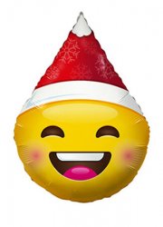 Smiley With Christmas Hat