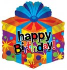 Happy Bday Gift Box Shape PKGD