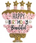 Bday Cake w/Stars Shape Bday Cake w/Stars Shape