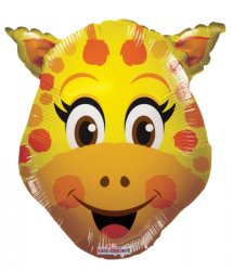 Giraffe Head Mini Shape 14"