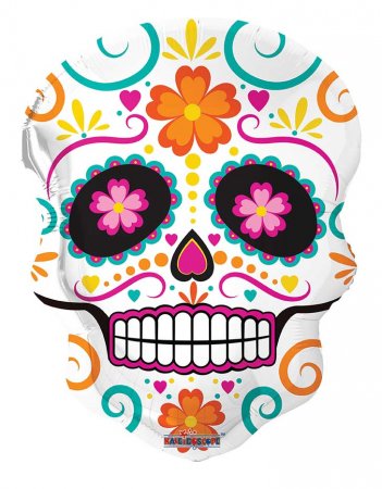 Sugar Skull 12" - Click Image to Close