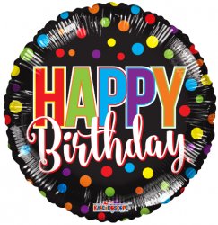 Happy Birthday Dots Gelli 9"