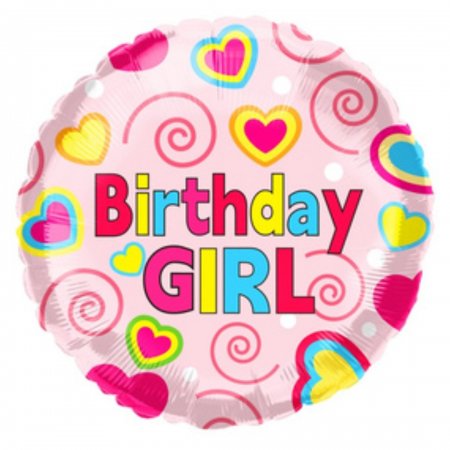 Birthday Girl Hearts - Click Image to Close
