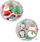 Santa, Snowman & Penguins