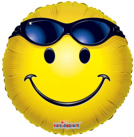 SMILEY WITH GLASSES - Click Image to Close