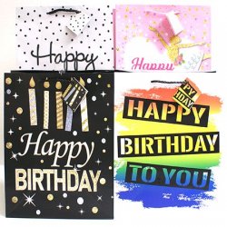 Large Matte Birthday Gift Bag