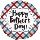 Happy Father's Day Plaid